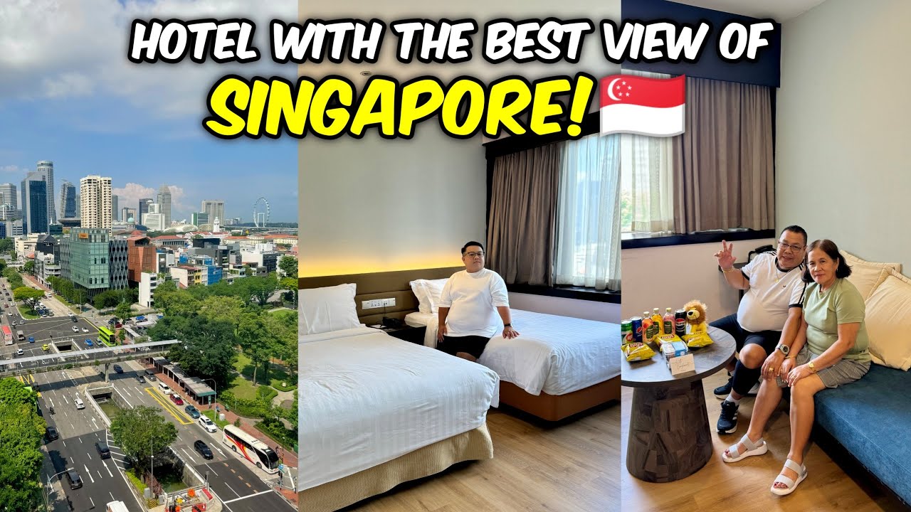 THE BEST VIEW of Singapore City! Furama City Centre - Full Hotel & Room tour! 🇸🇬 | JM Banquicio
