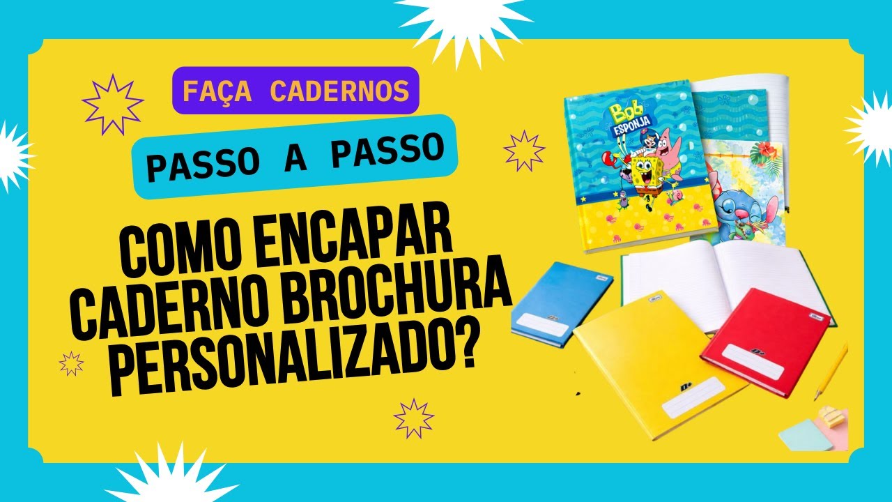 Como Encapar Caderno Brochura  Personalizado Passo a Passo Simples #voltaasaulas #voltaasaulas2026