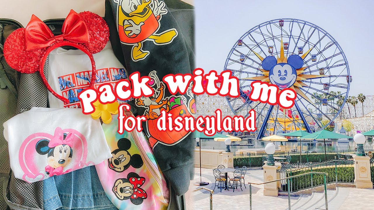 pack with me for DISNEYLAND 🐭❤️✨
