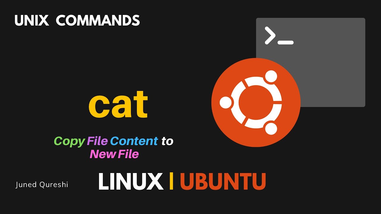 How to Copy File Contents to a New File Using cat Command | cat Command in Linux