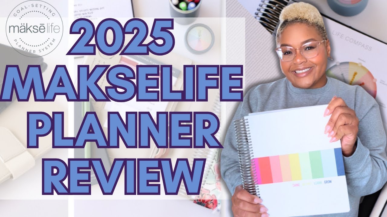 Обзор нового планировщика Makselife 2025 | Планы Chloetry #MakseReviewCrew