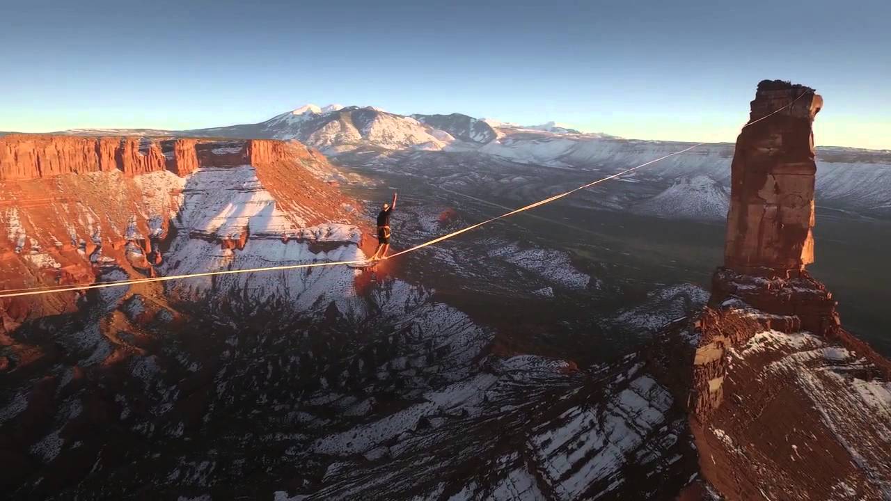 ACROSS THE SKY   a world record slackline in the utah desert