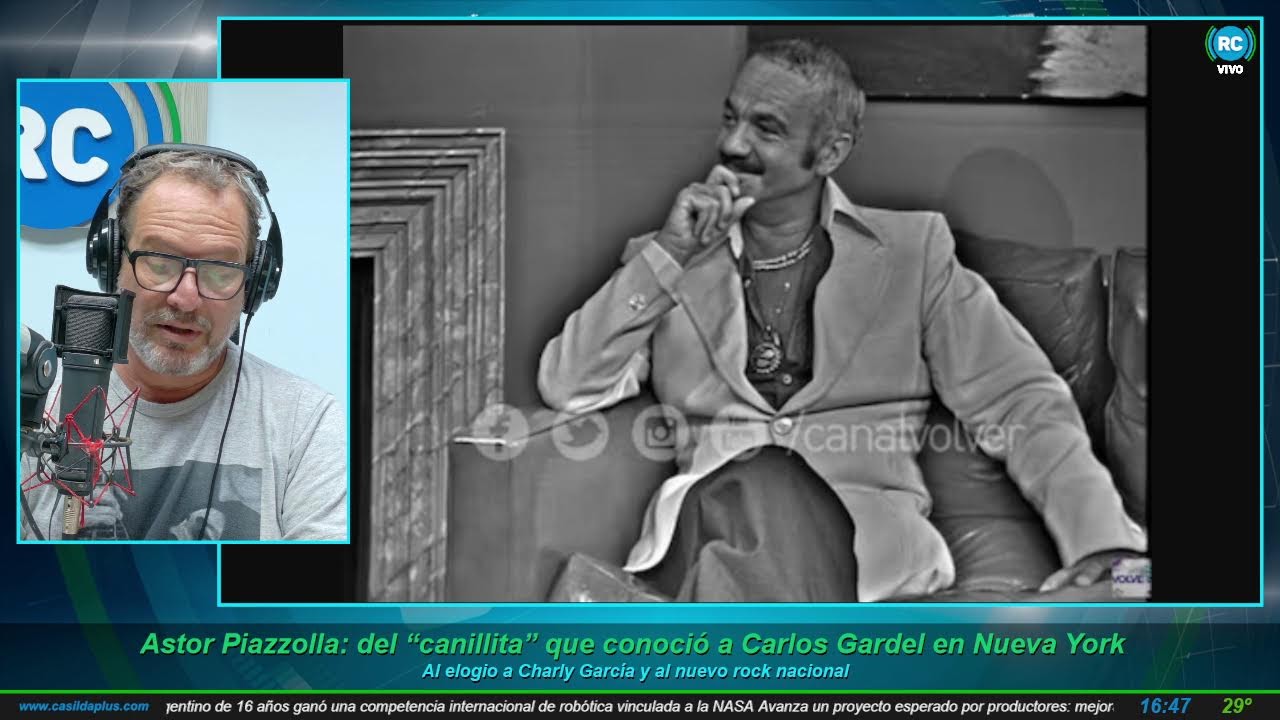 Astor Piazzolla: del “canillita” que conoció a Carlos Gardel en Nueva York