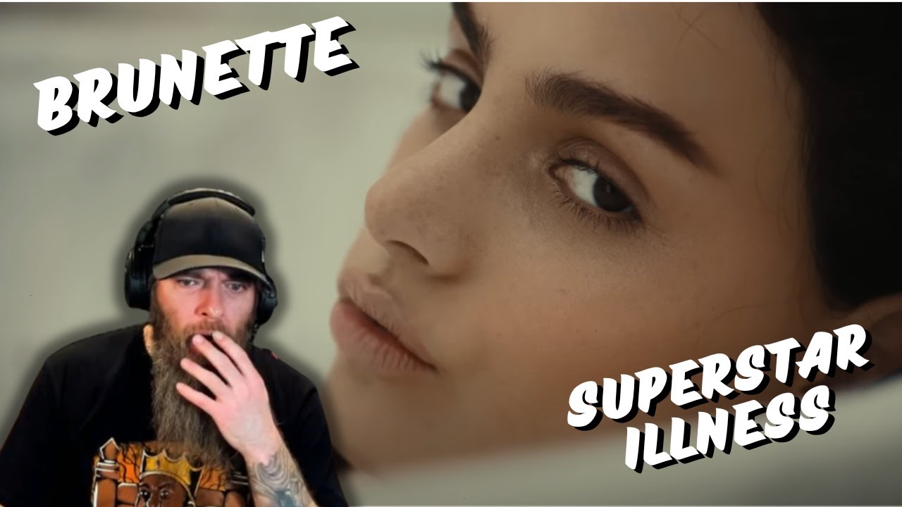 BRUNETTE - SUPERSTAR ILLNESS MUSIC VIDEO REACTION FROM LIVE STREAM 9-28-24