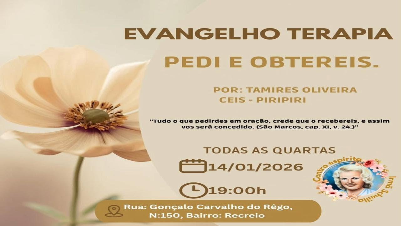 Evangelho terapia: Pedi e obtereis