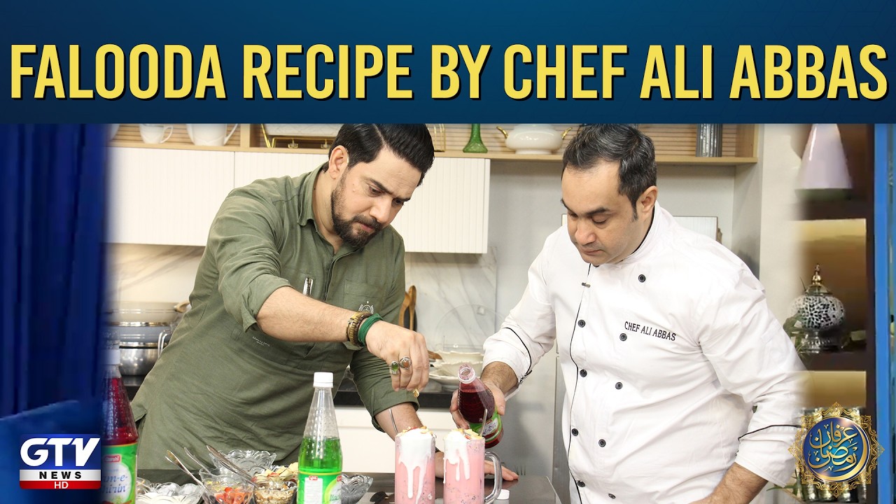 Falooda Recipe By Chef Ali Abbas | Farhan Ali Waris | 12th Iftaar Transmission | Irfan e Ramzan