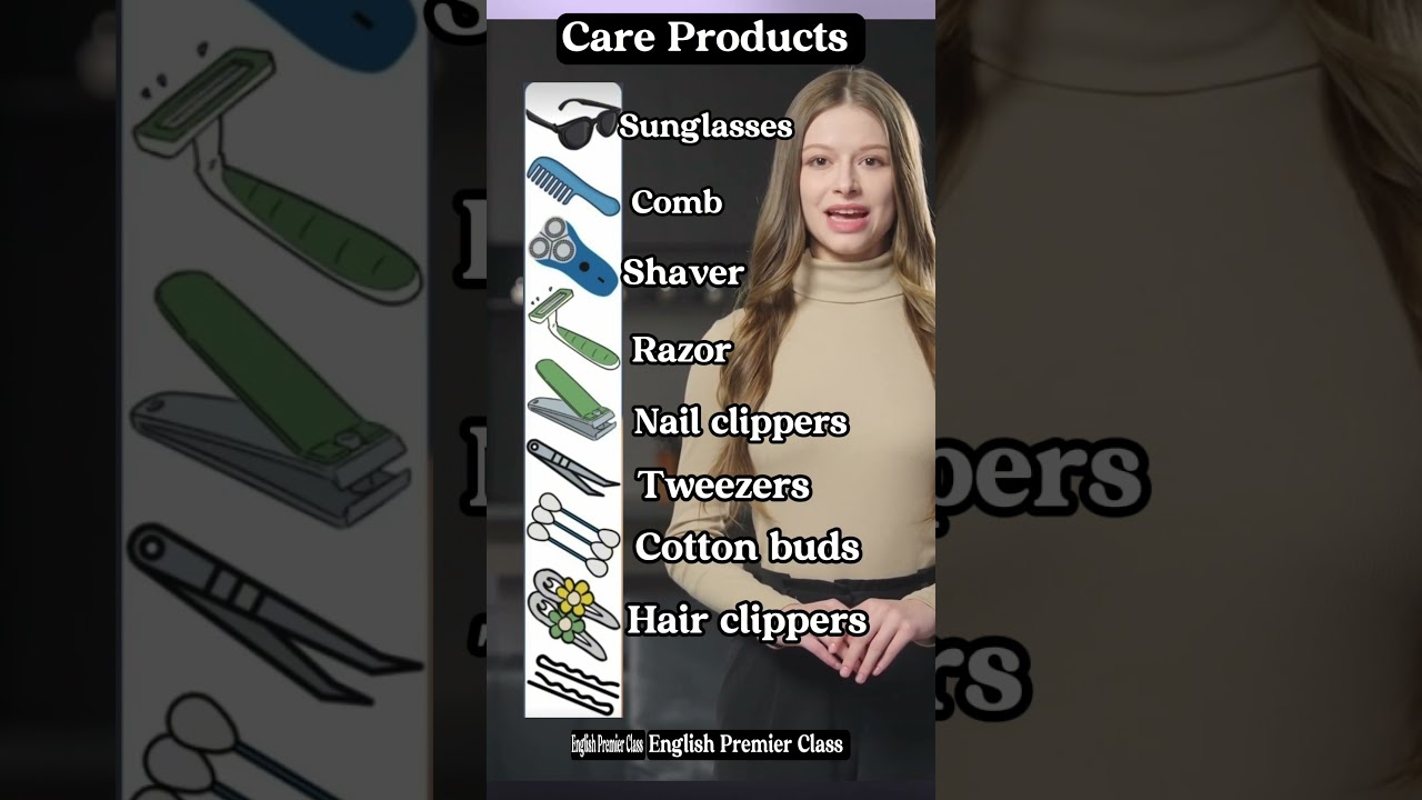 Personal Care Products Vocabulary ||#englishvocabulary