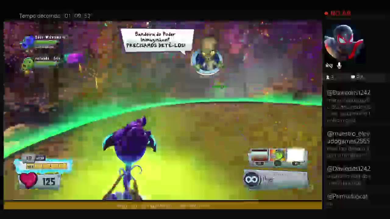 Jogando PVZ GW2