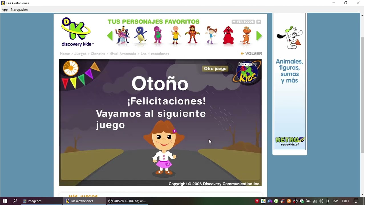 Discovery Kids Juegos: Las 4 Estaciones