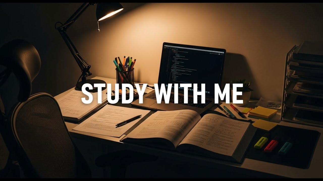 1-Hour Study With Me | Deep Focus Study Music | Piano & Pads