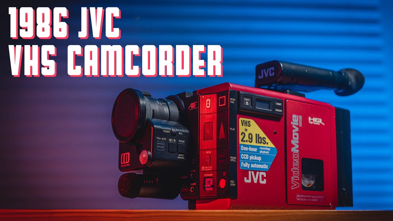 Видеокамера JVC VHS-C 80-х годов — съёмка в ретро-эстетике