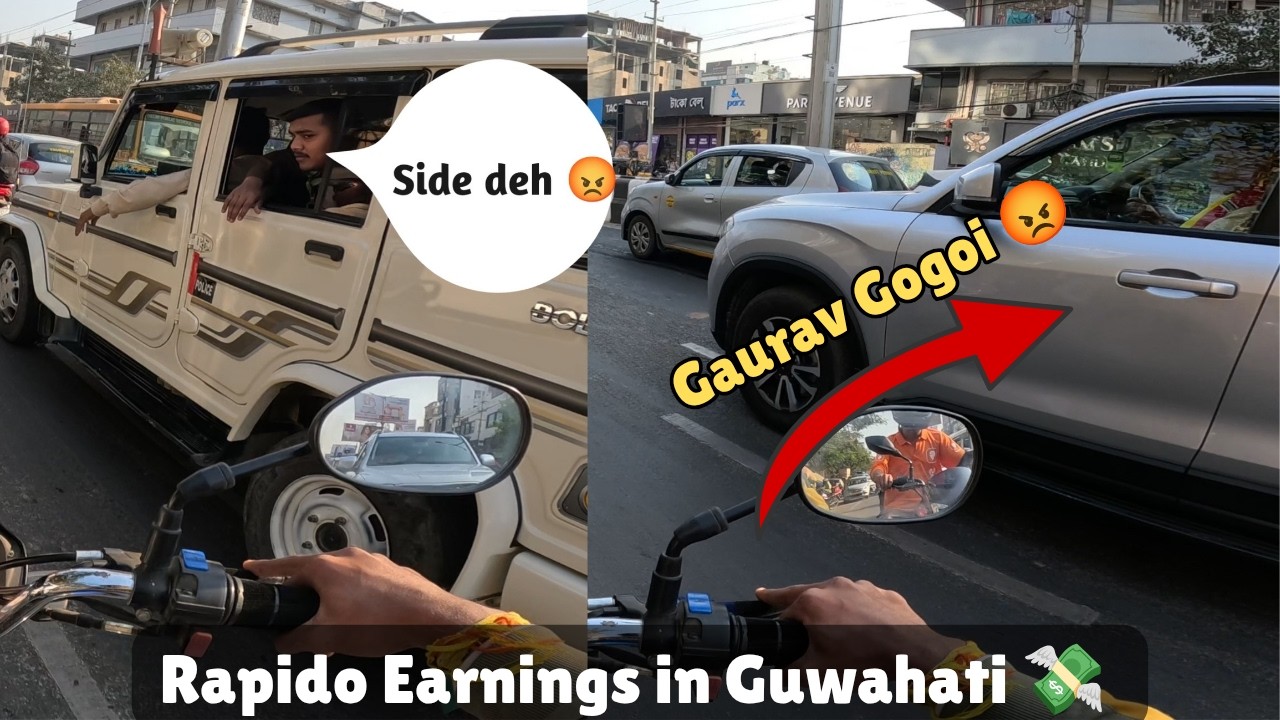 Gaurav Gogoi'k side dilu 😡 | Rapido Earnings in Guwahati 💸