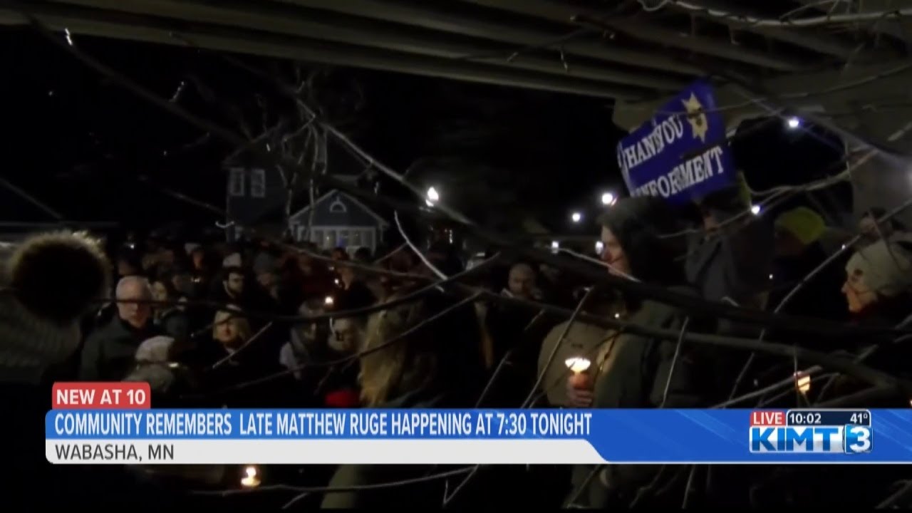 Community remembers fallen officer Matthew Ruge