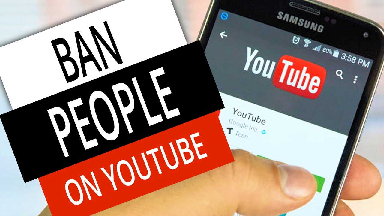 How To Ban People On YouTube - Block People From Your Youtube Channel