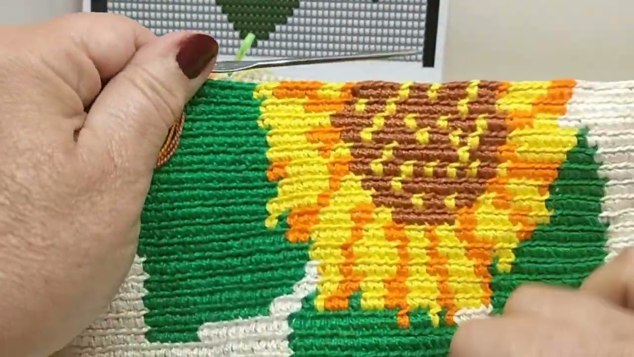 VIDEO 9 mochila wayuu girasol desde cero