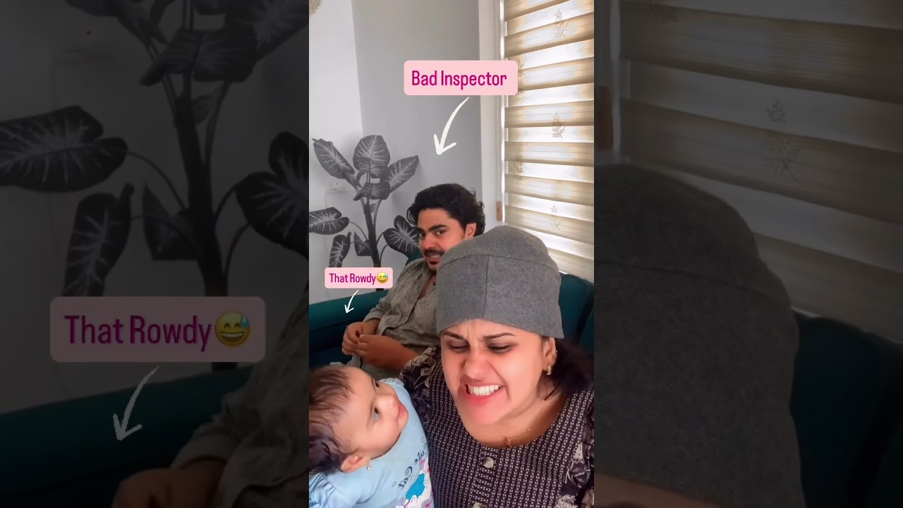Bad inspector and the rowdy both bad😅 #tamil #comedy #familyfun