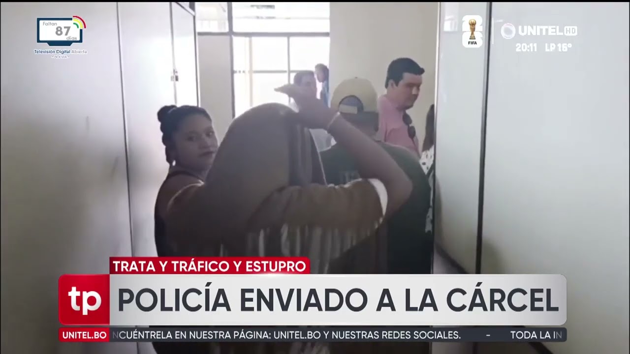 Policía es enviado a la cárcel por una investigación de trata y tráfico de personas y estupro