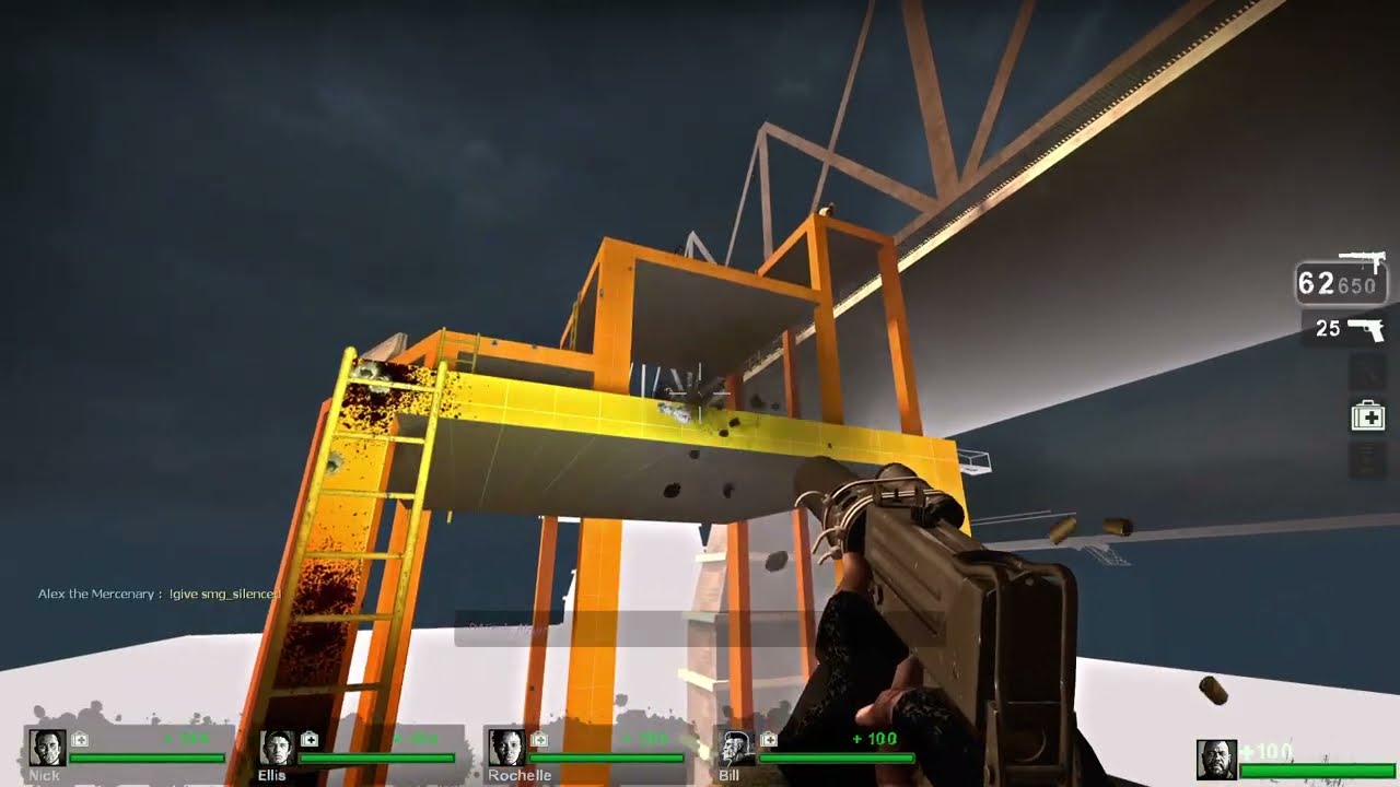 Left 4 Dead 2 - Перевернутый режим Big Wat со всеми 8 выжившими (анимации тренера из бета-версии ...