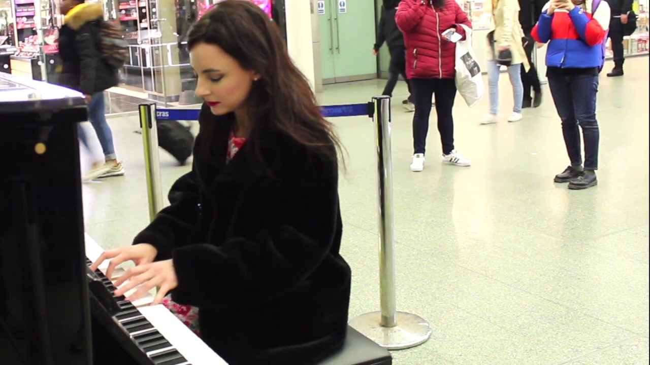 Alice Thompson plays Solo Piano Two and...at St Pancras station London 17.11.18