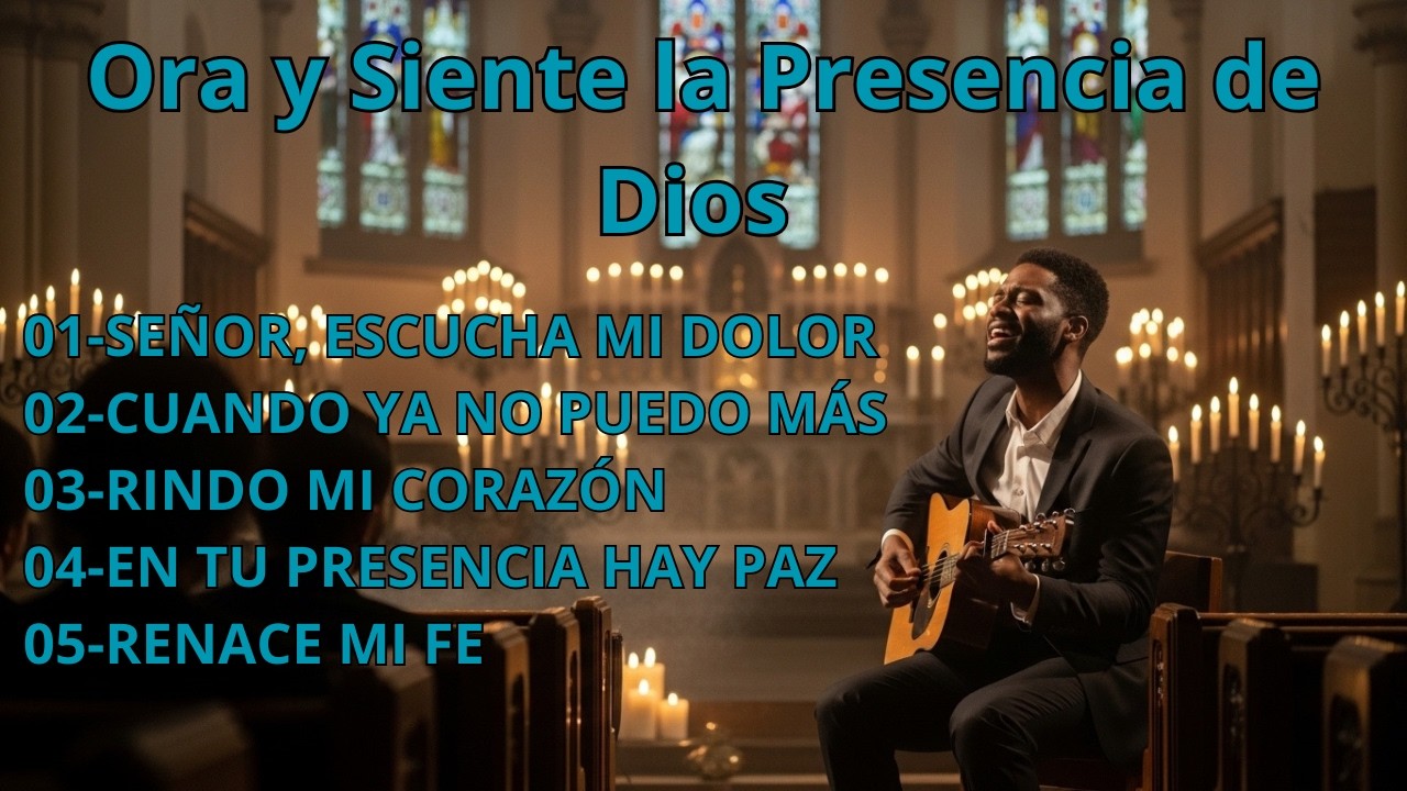 Sumérgete en la Presencia de Dios 🙏🔥  5 Canciones Gospel Blues de Fe y Paz