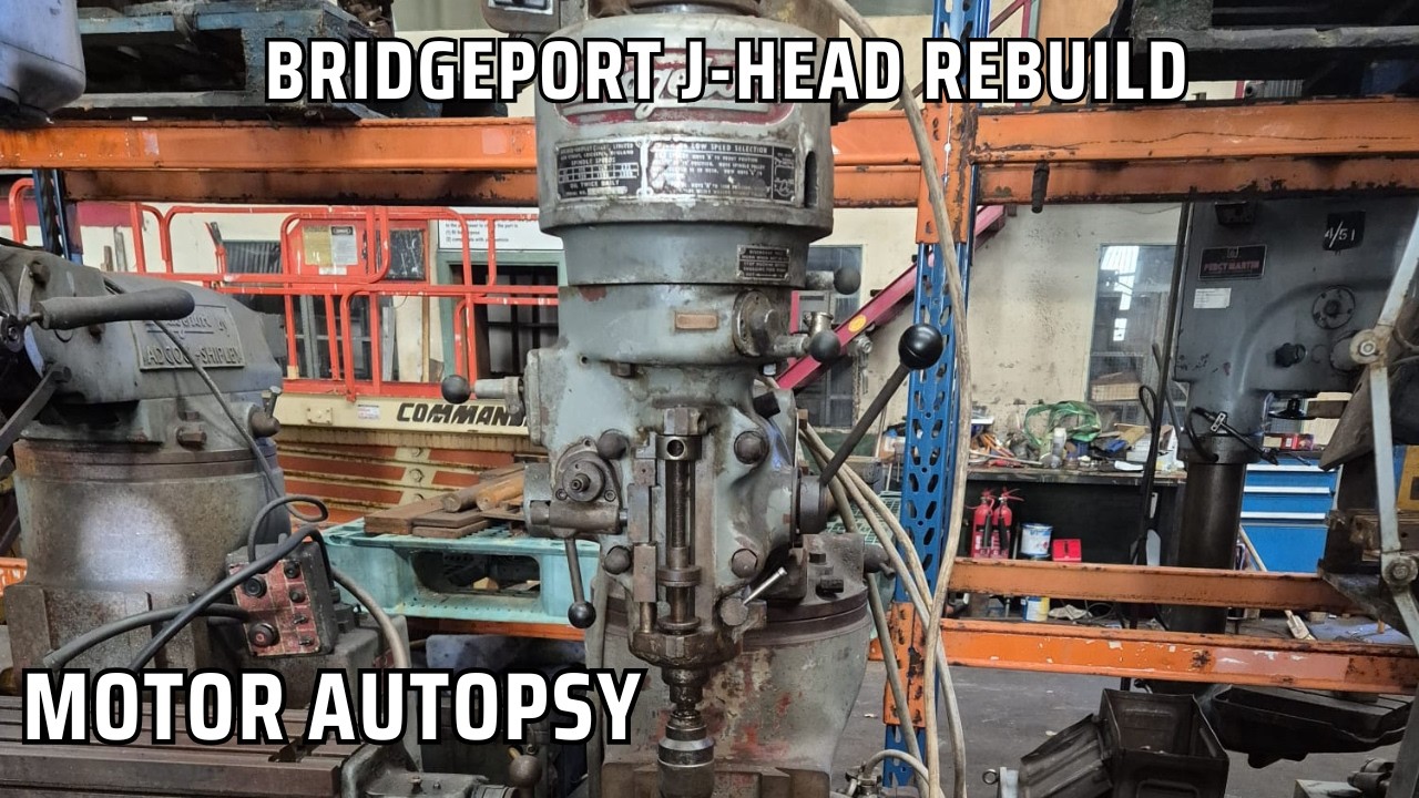 Восстановление головки блока цилиндров Bridgeport J, часть 2. Анализ двигателя: снятие шкива и из...