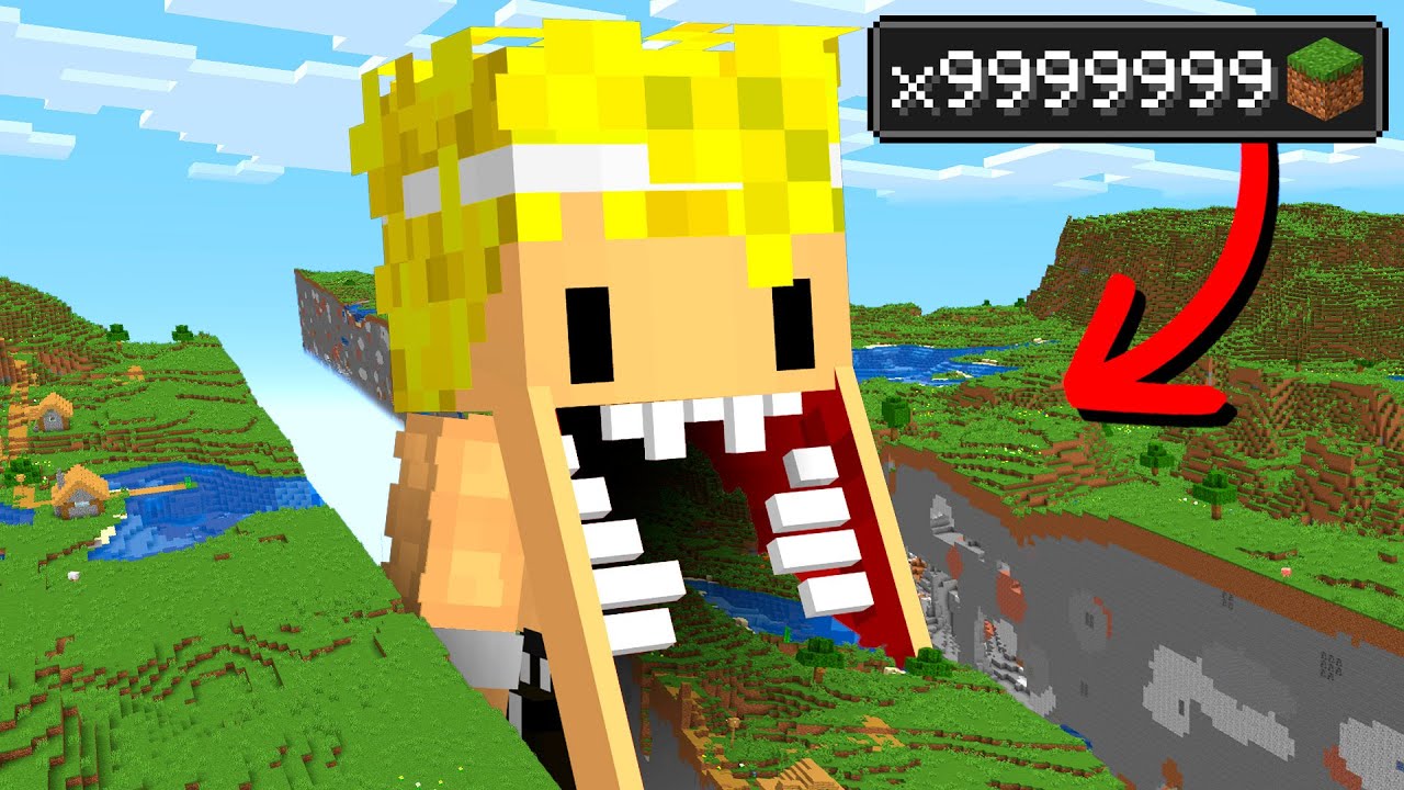 Me COMÍ el MUNDO ENTERO de Mis AMIGOS en Minecraft