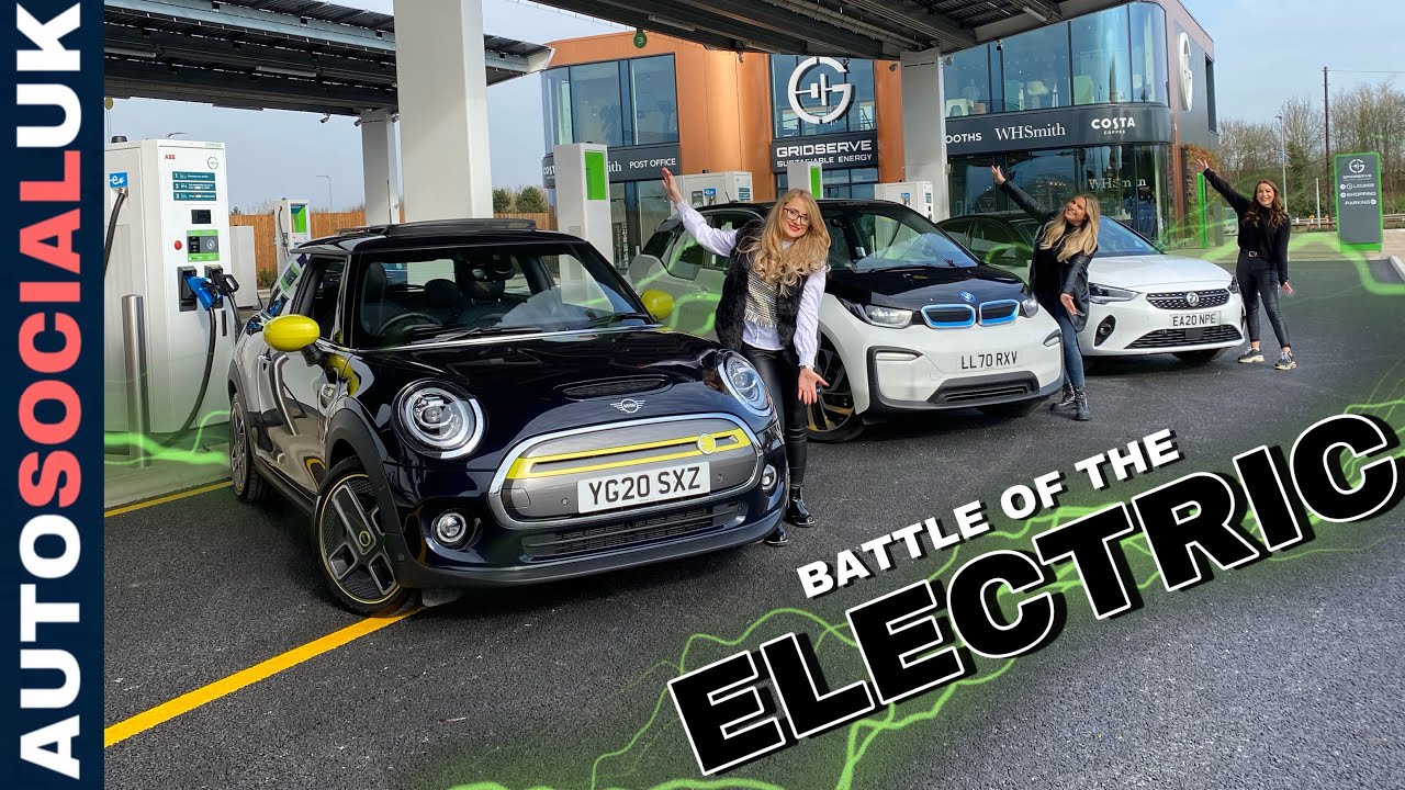 Battle of the Electric - Mini-E/BMW i3/Vauxhall Corsa-E (Charging/0-62/Interior) FULL REVIEW