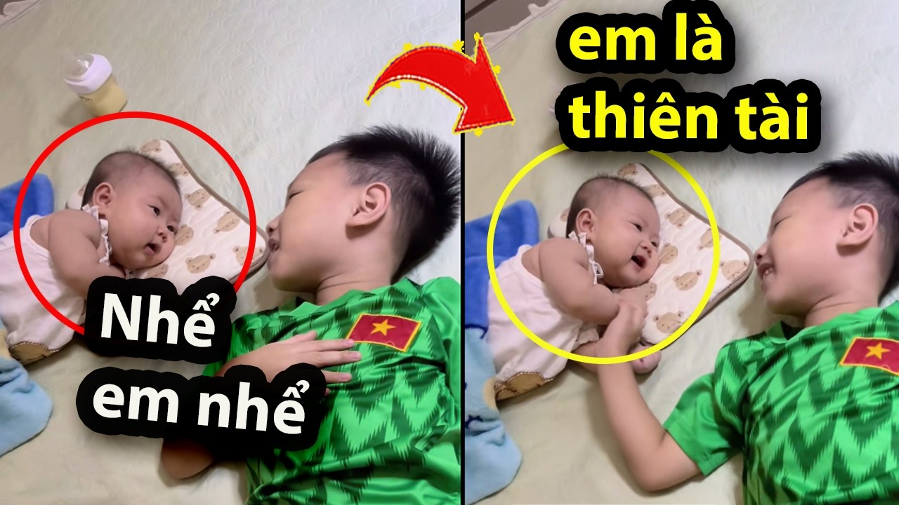 Hài hước và độc lạ, anh ba có màn dỗ em ngọt như mía đường | Thomas Edi Long
