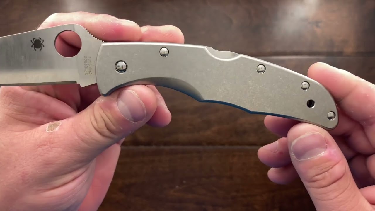 The Spyderco Edura In S30V With Flytanium Titanium Scales. Are They Worth It?