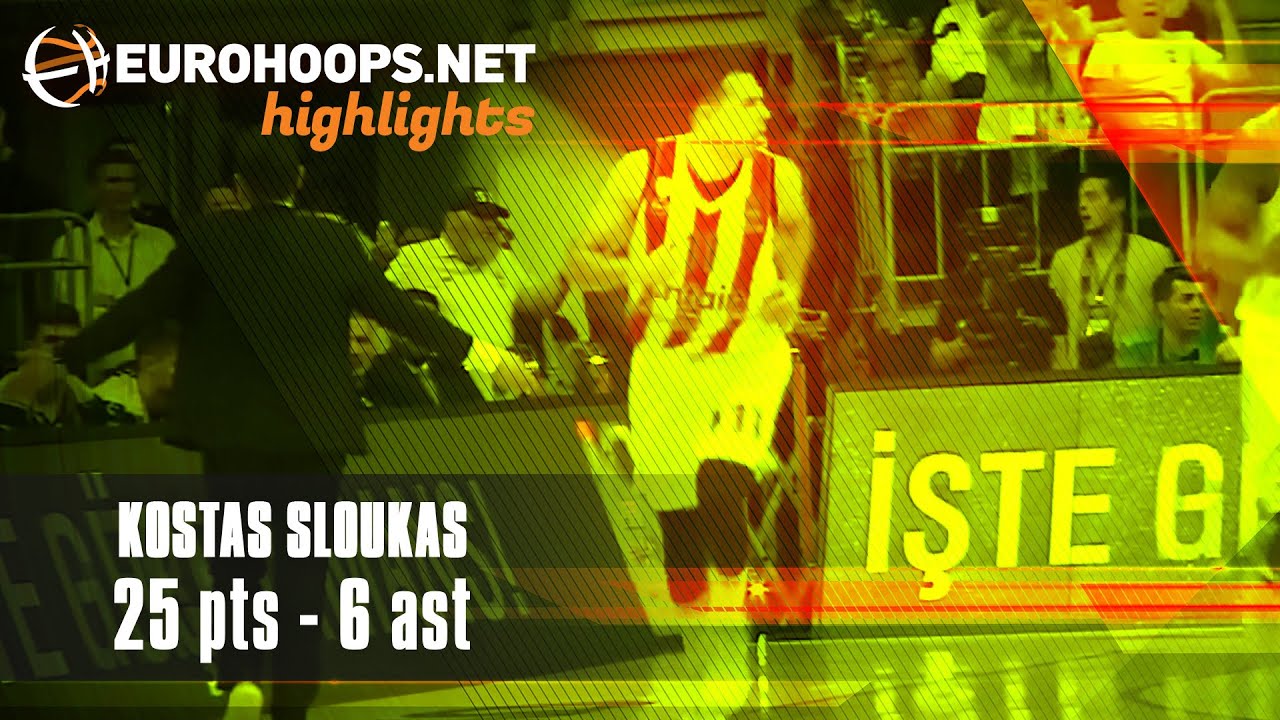 Kostas Sloukas (25 points, 6 assists) 🎯 Fenerbahce Beko Istanbul - Olympiacos Piraeus 71-72 (Game 3)