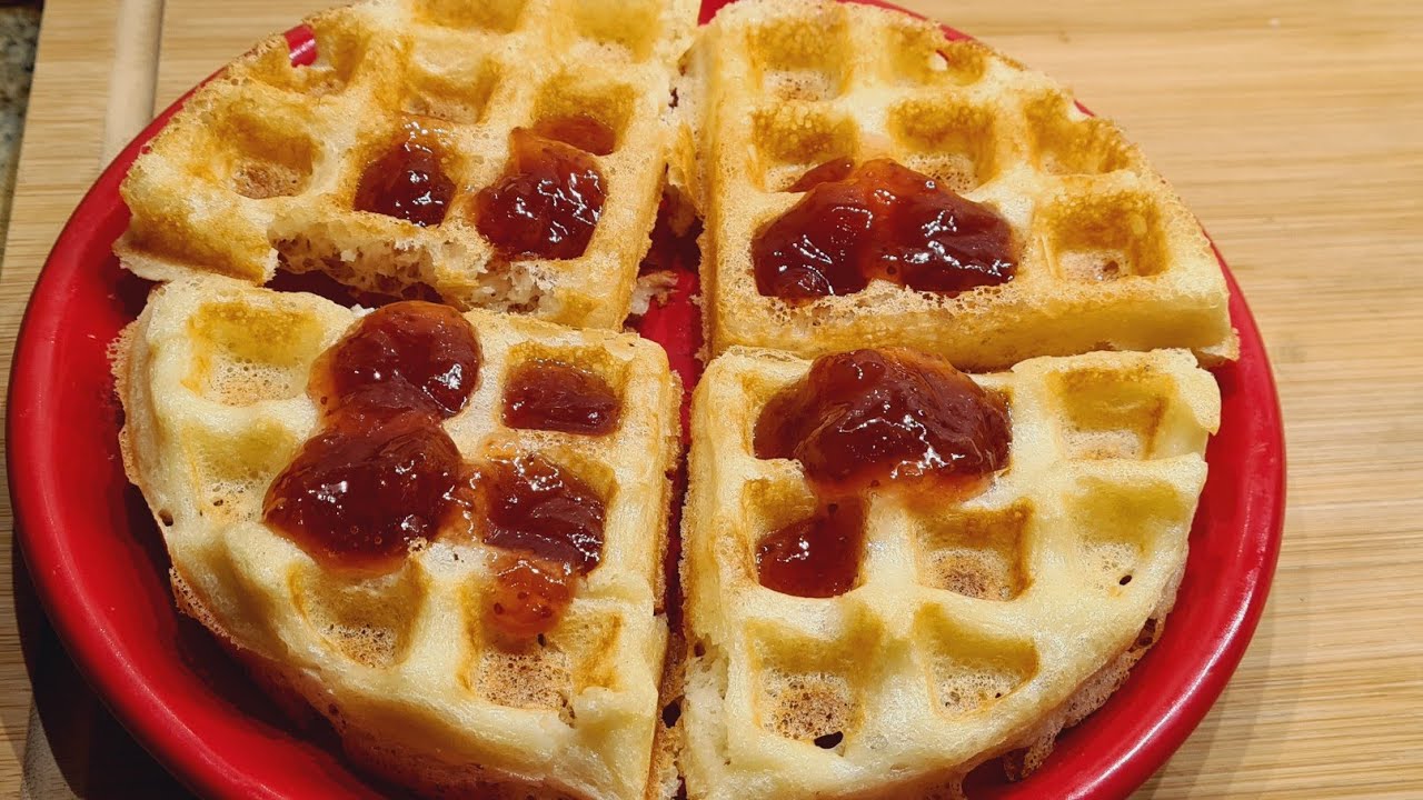 How To Make Yeasted Waffles #Belgian Waffles