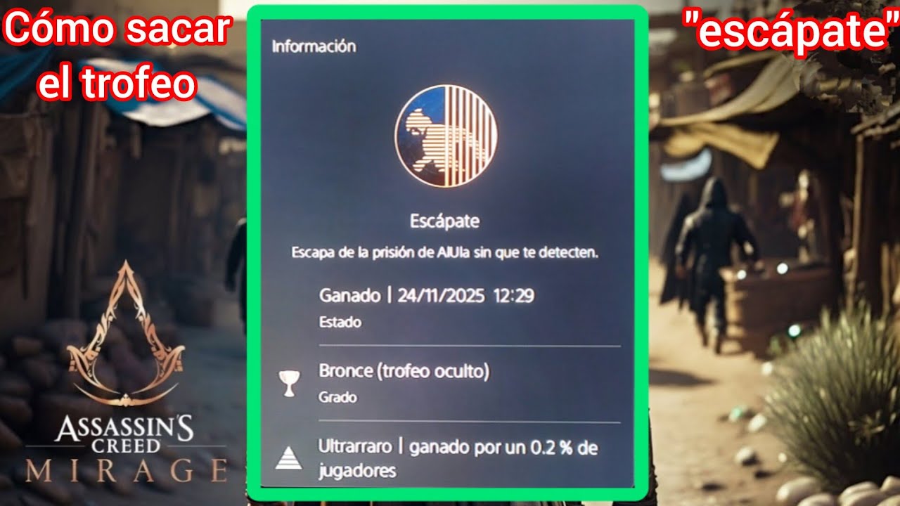 Assassin's Creed Mirage - como sacar el trofeo 