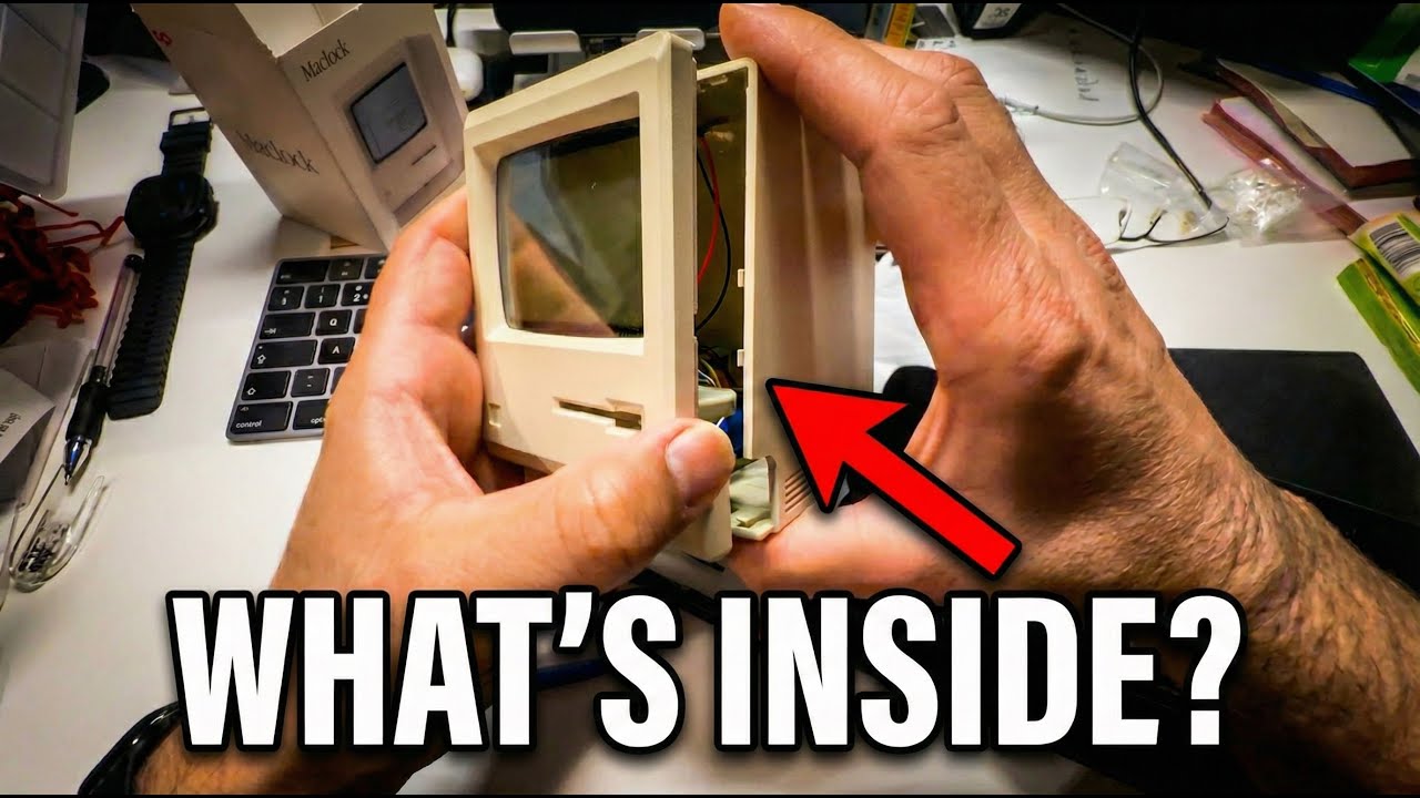 How to Open the Maclock Retro Macintosh Clock (Without Breaking It)