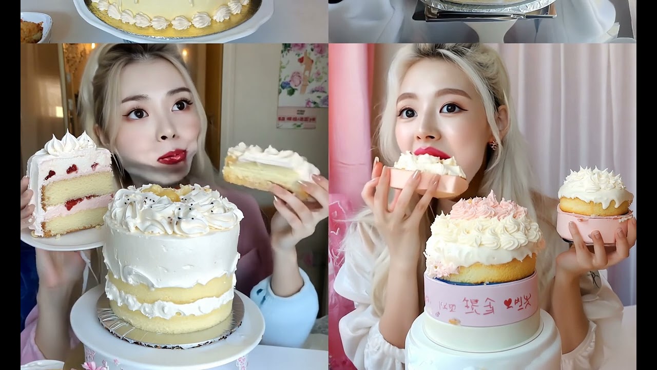 Korean Lunchbox cake ASMR