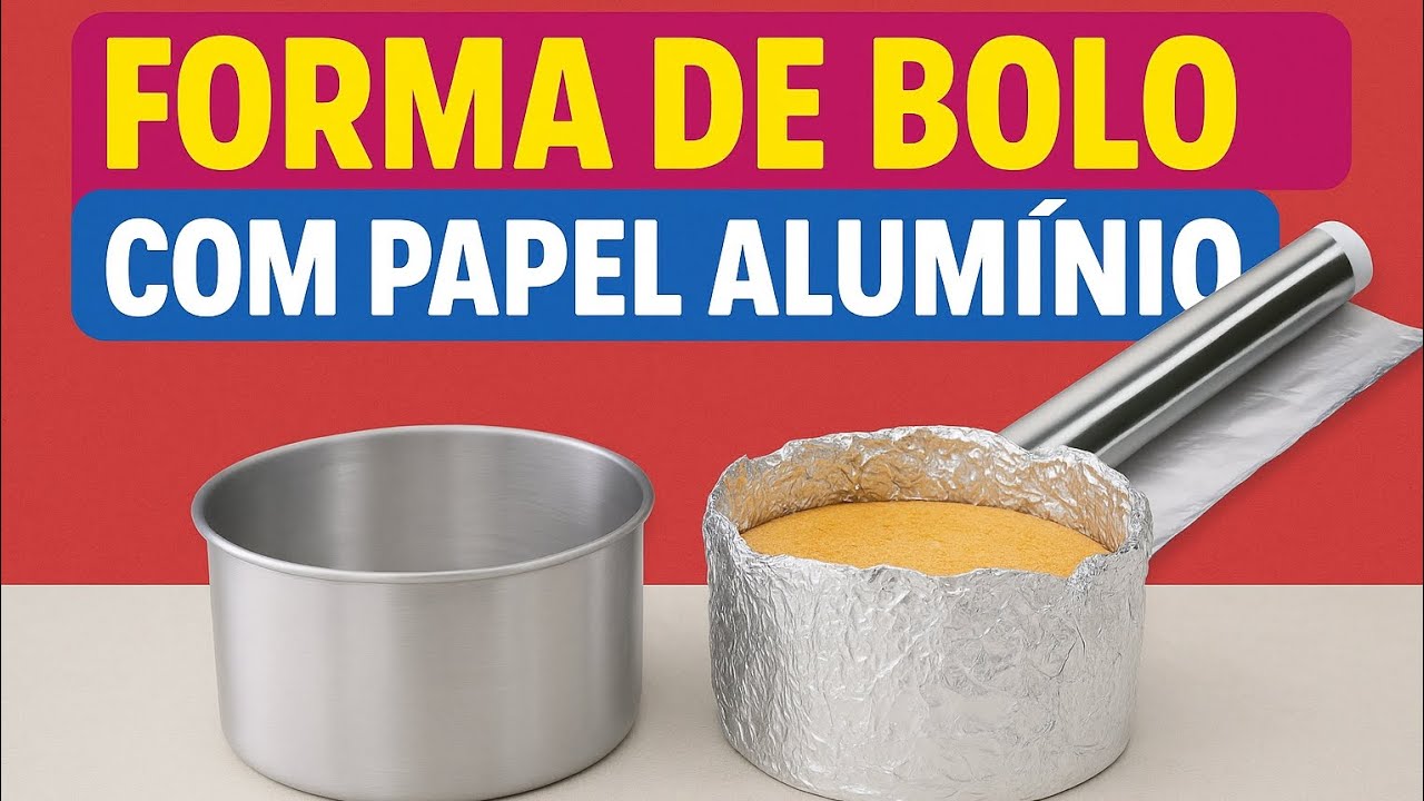 Forma com Papel Alumínio!
