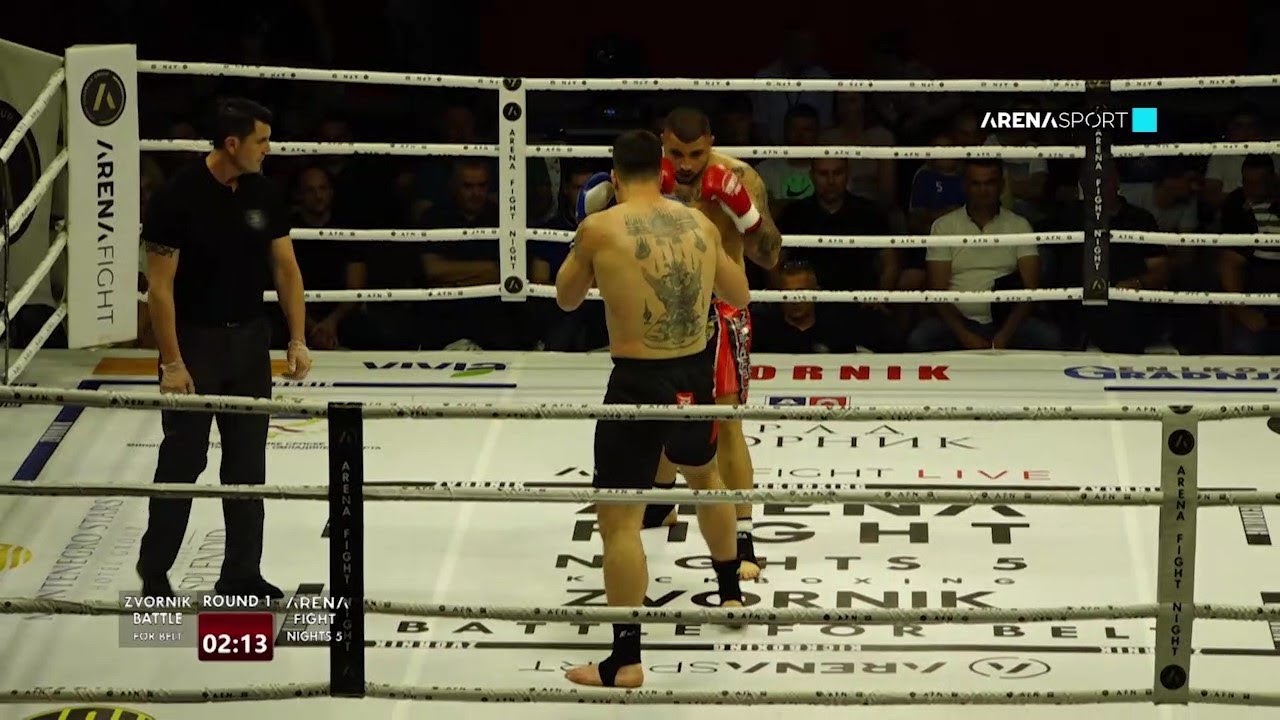 ARENA FIGHT NIGHT KIK BOKS ZVORNIK / Sebastian Lutanius vs Olivier Langlois Ross / 03.06.2022.