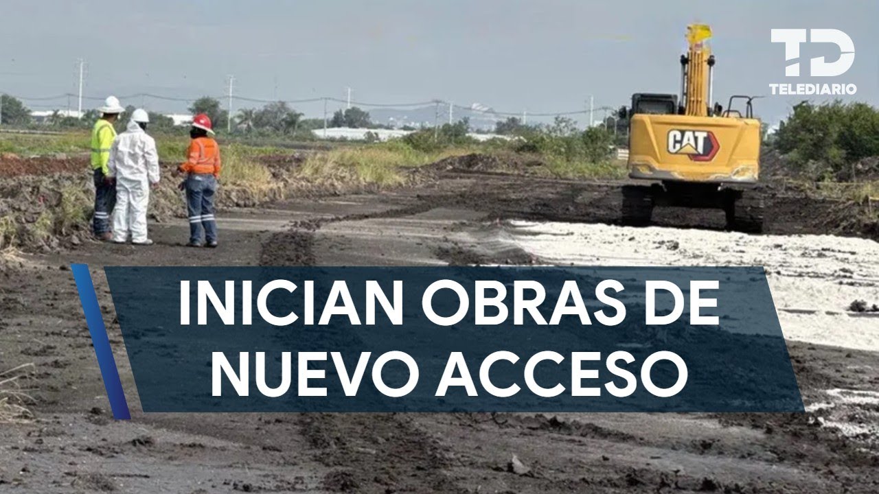 Inician obras del nuevo acceso al Aeropuerto Internacional de Guadalajara