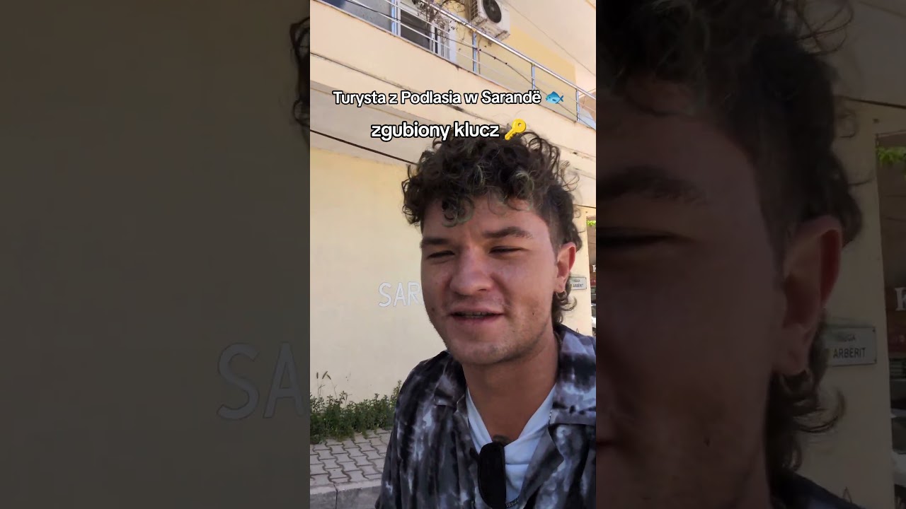 Turysta z Podlasia w Sarand&euml; 🐟 - zgubiony klucz