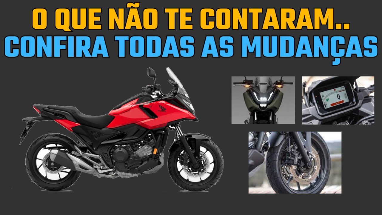 NC 750 2026 Mudanças Painel TFT Suspensão Invertida Embreagem Assistida e Deslizante Acessórios