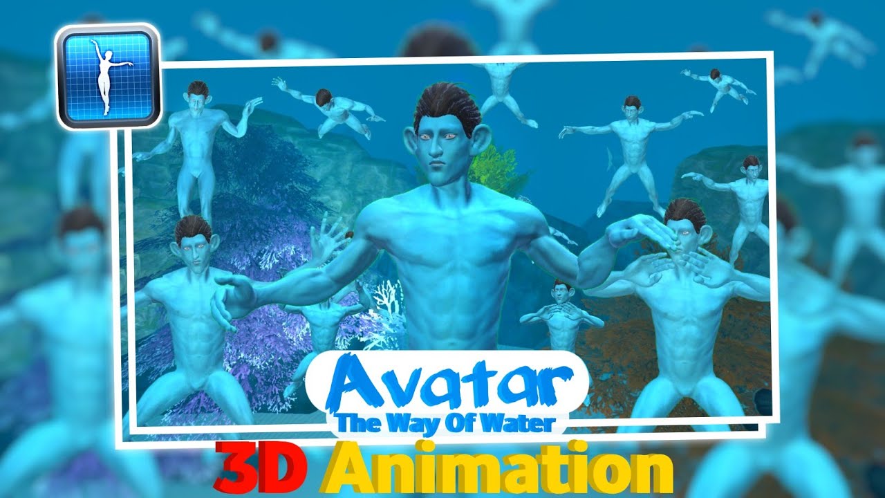 How to Make 3D Animated AVATAR The Way Of Water Scene || Make Avatar 3D Animation in Mobile