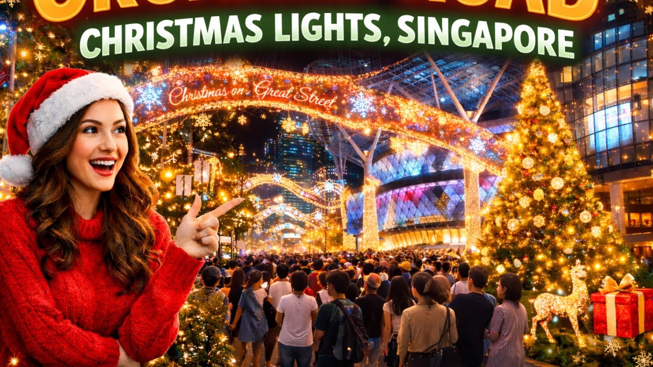 The Magic of Christmas in Singapore 🎄✨#2025 #orchard #singapore