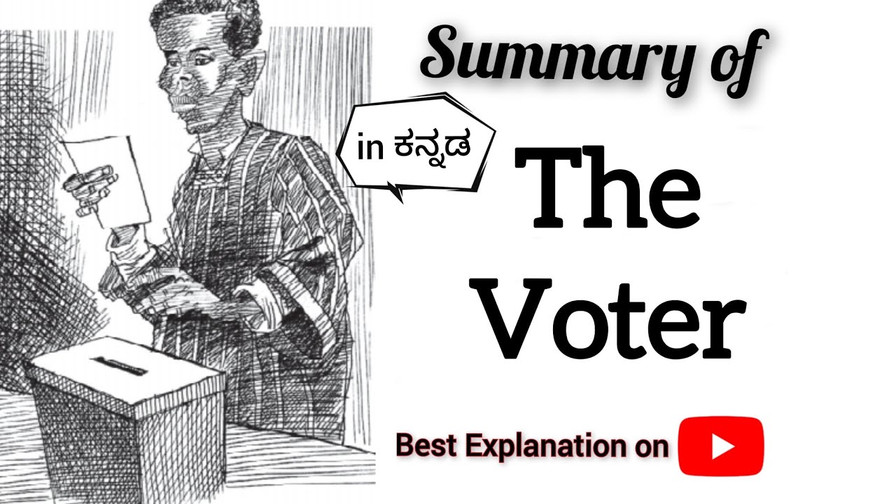 The Voter | 2nd PUC English | Summary in Kannada | KSEAB
