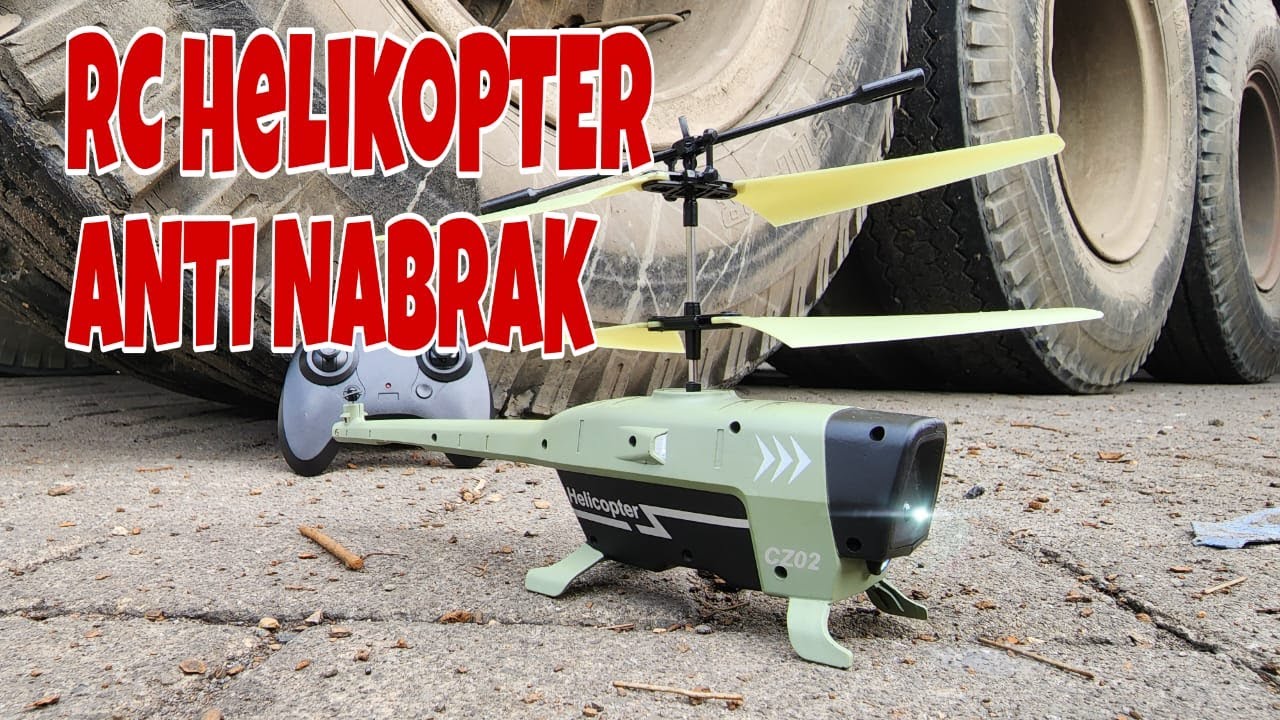 RC Helikopter Anti Nabrak Murah - Mirip Helikopter Militer mata-mata