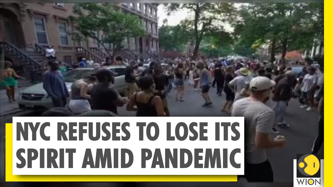 Social-distance block party continues in New York amid pandemic | Coronavirus | World News
