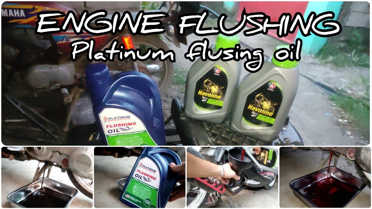ENGINE FLUSHING. PLATINUM FLASHING OIL