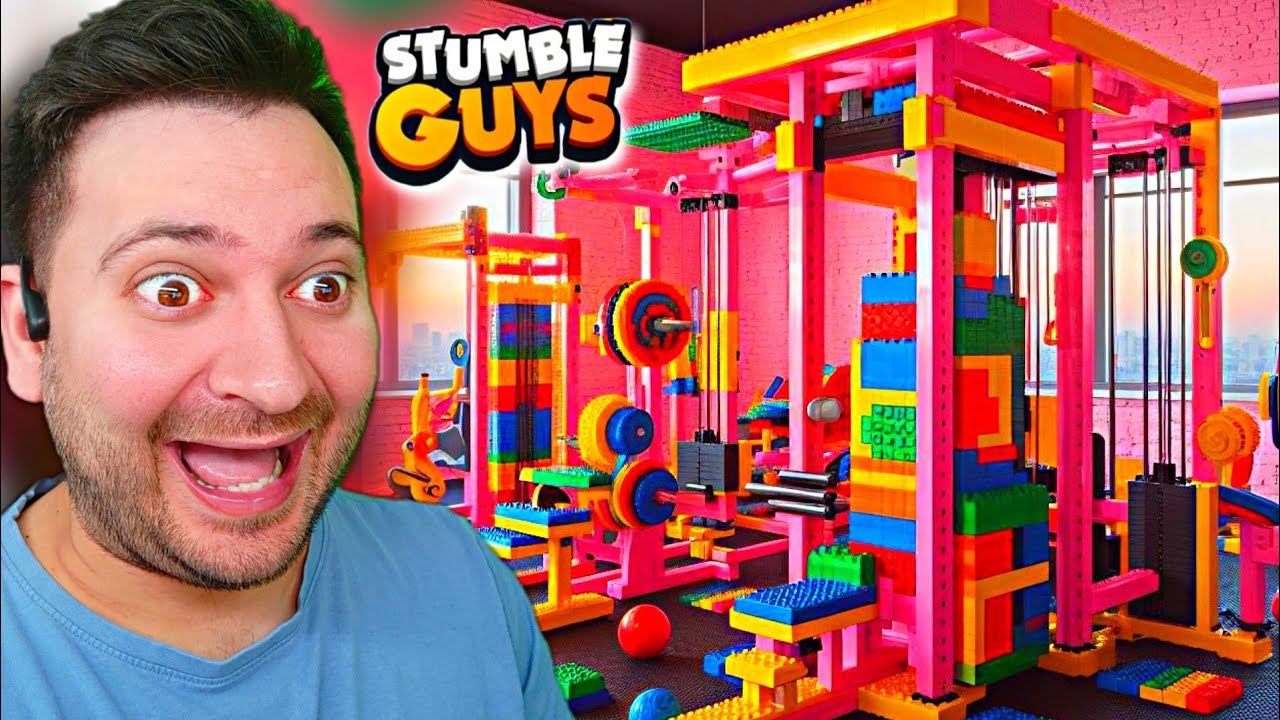 😱 UN GIMNASIO en STUMBLE GUYS!! 😱 no creerás lo DIFICIL QUE ES EL MAPA!!