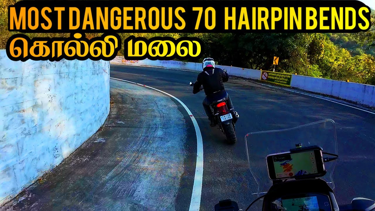 Most Dangerous 70 Hairpin Bends / Kolli Hills / Ft. Suzuki V-Strom 250