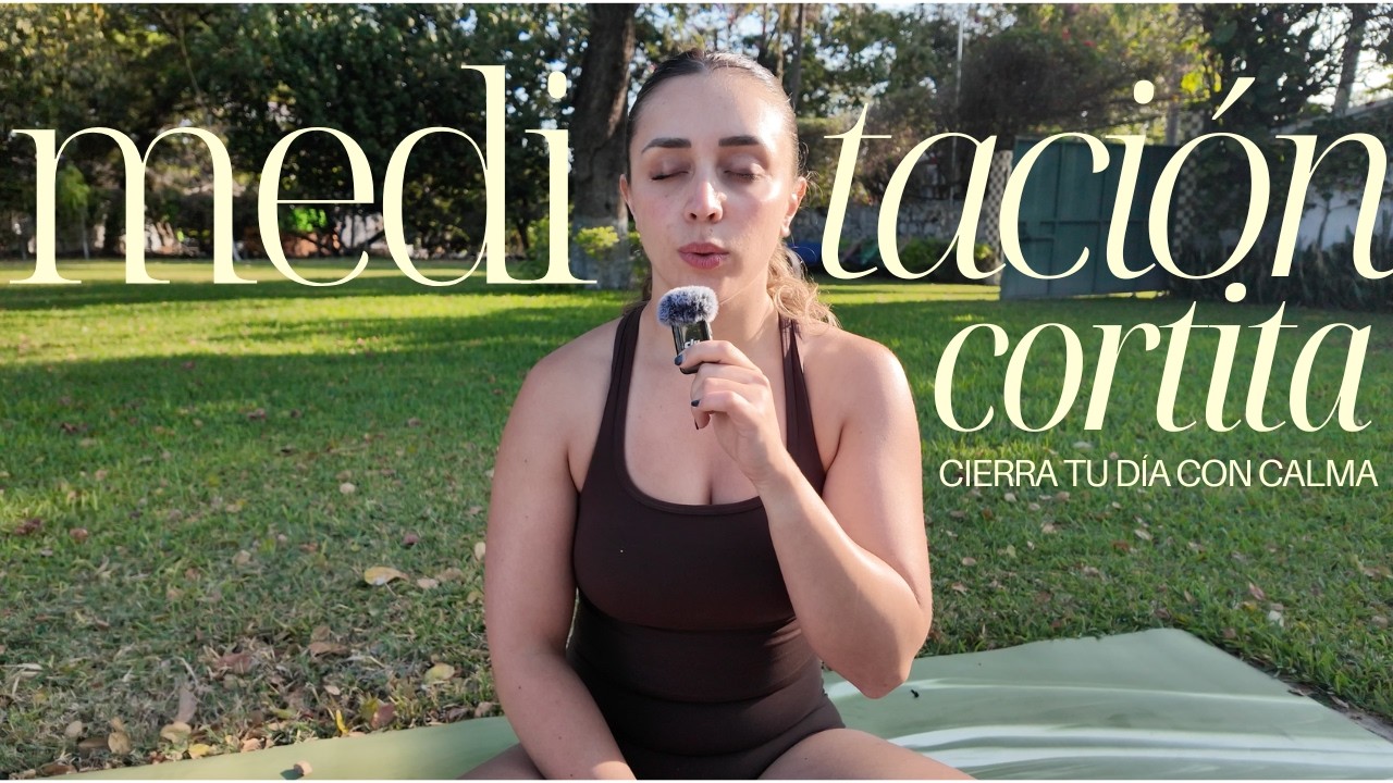 Meditación guiada para cerrar el día y dormir en calma