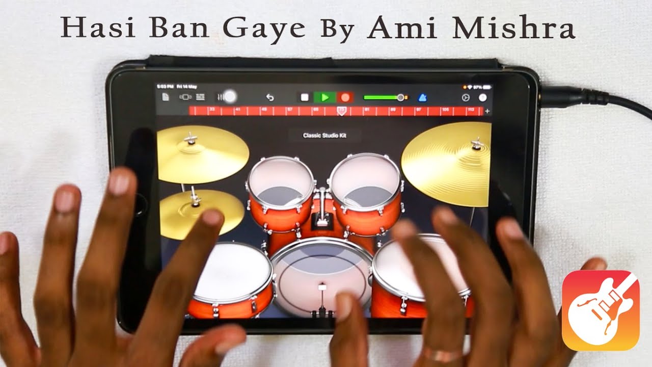 Hasi Ban Gaye - Hamari Adhuri Kahani | Ami Mishra ( Ipad Drum Cover) - By Vijay Yadavar.