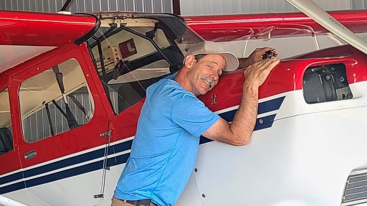 I am going the wrong direction for Oshkosh.  Final flight of the Citabria in my hands.